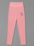 Legginsy damskie VYRON z wysokim stanem – Różowe | Premium Comfort